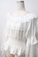 画像3: MAJOH / PRINCESS LACE SLEEVE トップス  ホワイト Y-25-06-26-077-GO-TO-SZ-ZY (3)