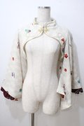 metamorphose / 春告げ鳥の恋うらら着物袖ボレロ  オフ白 Y-25-06-26-079-ME-TO-SZ-ZY