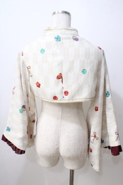 画像2: metamorphose / 春告げ鳥の恋うらら着物袖ボレロ  オフ白 Y-25-06-26-079-ME-TO-SZ-ZY
