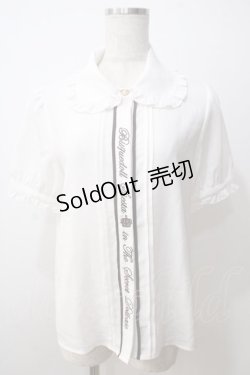 画像1: Amavel /フロント刺繍ブラウス F ブラウン Y-25-06-26-010-CA-BL-SZ-ZY