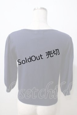 画像2: LODISPOTTO / お花モチーフカーディガン M 紺 Y-25-06-26-080-LO-TO-SZ-ZY