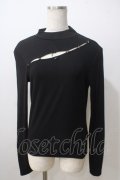 PUNK RAVE / Black Scar Top XS-S ブラック Y-25-06-26-087-PU-TO-SZ-ZY