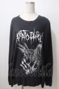 CIVARIZE / ヴィンテージ加工アニマルプリントロンT F ブラック Y-25-06-26-088-GO-TO-SZ-ZY