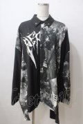 REFLEM / murakaruki コラボプリントワイドシャツ F ブラック Y-25-06-26-091-PU-TS-SZ-ZY