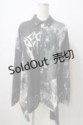 REFLEM / murakaruki コラボプリントワイドシャツ F ブラック Y-25-06-26-091-PU-TS-SZ-ZY