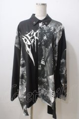 REFLEM / murakaruki コラボプリントワイドシャツ F ブラック Y-25-06-26-091-PU-TS-SZ-ZY