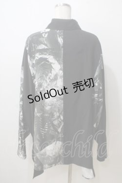 画像2: REFLEM / murakaruki コラボプリントワイドシャツ F ブラック Y-25-06-26-091-PU-TS-SZ-ZY