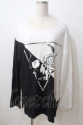 CIVARIZE / バイカラースカルロンT 44 ホワイト×ブラック Y-25-06-26-092-GO-TS-SZ-ZY