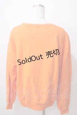 画像2: Candy Stripper / ロゴプリントトレーナー 2 オレンジ Y-25-06-26-095-PU-TO-SZ-ZT074