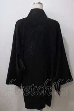 画像2: ililil / 【呑尾蛇蓮華】着物風羽織り F ブラック Y-25-06-26-099-PU-JA-SZ-ZY