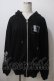 画像1: AdaNous / waffle zipup parker F ブラック Y-25-06-26-100-PU-TO-SZ-ZY (1)