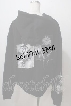 画像2: AdaNous / waffle zipup parker F ブラック Y-25-06-26-100-PU-TO-SZ-ZY