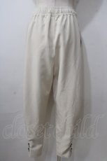 画像2: axes femme POETIQUE / チャイナボタンラインパンツ M ベージュ Y-25-06-26-105-AX-PA-SZ-ZT423 (2)