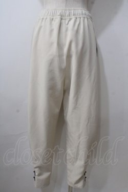 画像2: axes femme POETIQUE / チャイナボタンラインパンツ M ベージュ Y-25-06-26-105-AX-PA-SZ-ZI