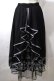 画像2: axes femme POETIQUE / リボン花柄バックフリルスカート M 黒 Y-25-06-26-106-AX-SK-SZ-ZY (2)