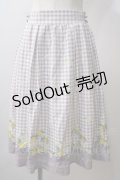 axes femme POETIQUE / シトロンフラワーリーススカート M ラベンダー Y-25-06-26-108-AX-SK-SZ-ZY