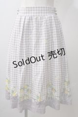 axes femme POETIQUE / シトロンフラワーリーススカート M ラベンダー Y-25-06-26-108-AX-SK-SZ-ZY