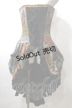 画像1: 危機裸裸商店 / ゴブランウエストバッスルコルセット   Y-25-06-26-114-GO-SK-SZ-ZT285
