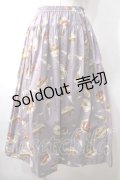 WONDERFUL WORLD / スイーツptスカート  ラベンダー Y-25-06-26-115-LO-SK-SZ-ZY