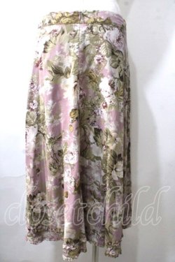 画像2: INGEBORG / 薔薇プリントスカート  ピンク Y-25-06-26-116-LO-SK-SZ-ZY