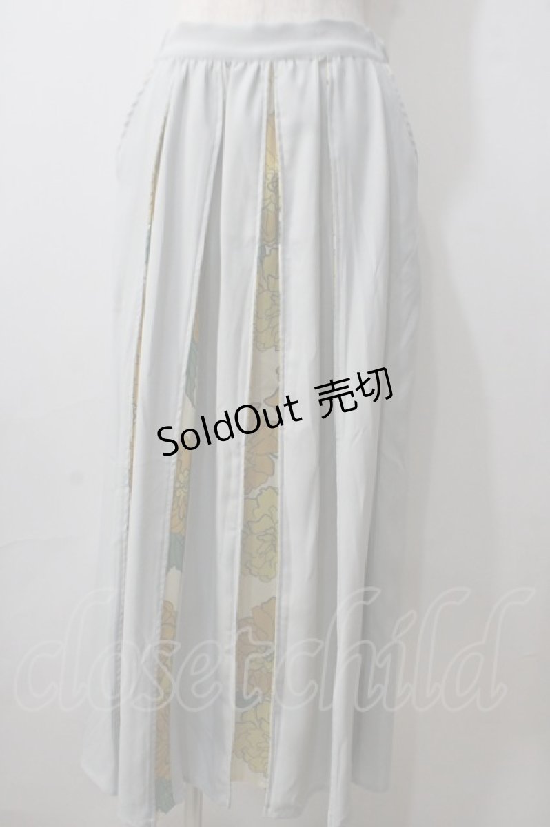 画像1: NIPPON DNA / 和切り替えパンツ  サックス Y-25-06-26-120-PU-PA-SZ-ZT453 (1)