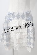 PEACE NOW / プリントスカート M ブルー Y-25-06-26-132-PU-SK-AS-ZY