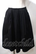 Victorian maiden / タックスカート  黒 Y-25-06-26-135-CL-SK-SZ-ZY