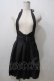 画像1: MR corset / ジャガードホルタースカート  黒 Y-25-06-26-136-PU-SK-SZ-ZY (1)