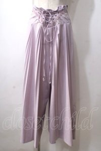 Rozen Kavalier / プリーツ袴ワイドパンツ  ピンク Y-25-06-26-164-OO-PA-SZ-ZY
