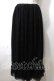 画像1: MARBLE / バッスルレース付きスカラップレースロングスカート  黒 Y-25-06-26-169-GO-SK-SZ-ZY (1)