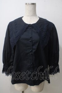 Perla nell' ostrica / 襟レースブラウス   Y-25-06-26-023-EL-BL-SZ-ZY
