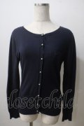 Jane Marple / カーディガン M 紺 Y-25-06-26-025-JM-TO-SZ-ZT0630Y