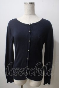 Jane Marple / カーディガン M 紺 Y-25-06-26-025-JM-TO-SZ-ZT075
