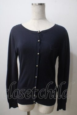 画像1: Jane Marple / カーディガン M 紺 Y-25-06-26-025-JM-TO-SZ-ZT075