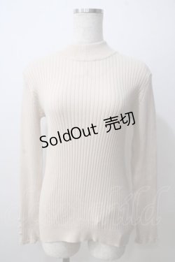 画像1: F&A / リブニット F ベージュ Y-25-06-26-030-LO-TO-SZ-ZT076