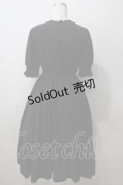 画像2: m petit by misako / AMレースアップワンピース S 濃黒 Y-25-06-26-036-LO-OP-SZ-ZY