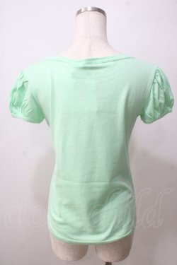 画像2: MILK / シルエットパフトップス  メロン×ブラックプリント Y-25-06-26-004-ML-TO-SZ-ZY