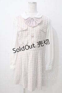 Ank Rouge / ドーリーツイードSET/UPワンピース M ピンク Y-25-06-26-037-CA-OP-SZ-ZT0630Y