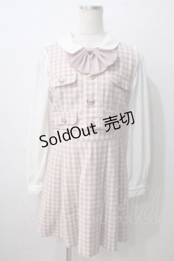 画像1: Ank Rouge / ドーリーツイードSET/UPワンピース M ピンク Y-25-06-26-037-CA-OP-SZ-ZT0630Y