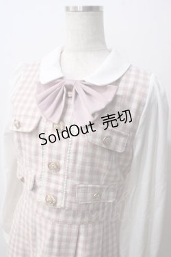 画像3: Ank Rouge / ドーリーツイードSET/UPワンピース M ピンク Y-25-06-26-037-CA-OP-SZ-ZT0630Y