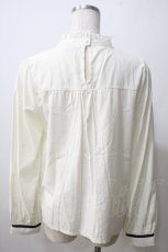 画像2: axes femme POETIQUE / /ダブルボタンデザインブラウス M 生成り Y-25-06-26-038-AX-BL-SZ-ZH (2)