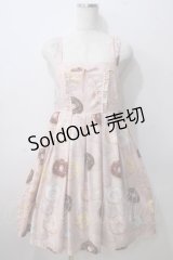 Leur Getter / Colorful Donutsキャミワンピース  ピンク Y-25-06-26-042-LU-OP-SZ-ZY