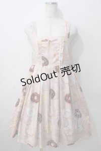 Leur Getter / Colorful Donutsキャミワンピース  ピンク Y-25-06-26-042-LU-OP-SZ-ZY