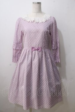 画像1: Emily Temple cute /スノードットワンピース  ラベンダー Y-25-06-26-044-ET-OP-SZ-ZT0725