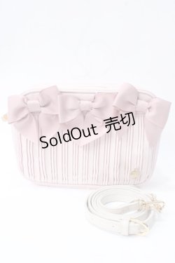 画像1: Maison de FLEUR / リボンプリーツショルダーバッグ  ピンク Y-25-06-28-043-LO-BG-AS-ZY