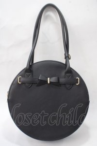 ｍ petit by misako / AMサークルリボントートバッグ  中黒 Y-25-06-28-044-LO-BG-SZ-ZY