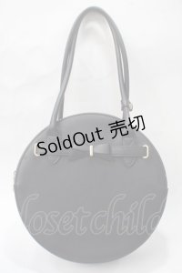 ｍ petit by misako / AMサークルリボントートバッグ  中黒 Y-25-06-28-044-LO-BG-SZ-ZY