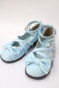Angelic Pretty / Tea Party Shoes S サックス Y-25-06-28-049-AP-SH-SZ-ZY