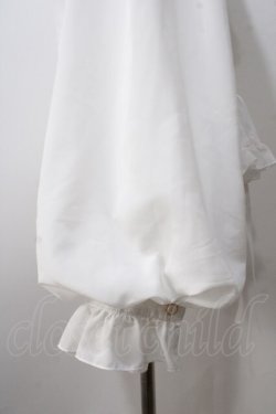画像4: metamorphose / スタンドカラーairyフリルブラウス １ 白 Y-25-06-28-059-ME-BL-SZ-ZY