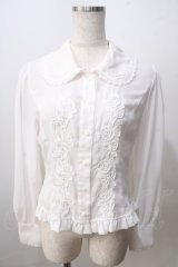 Innocent World / ツインローズブラウス M ベージュ Y-25-06-28-063-IW-BL-SZ-ZY